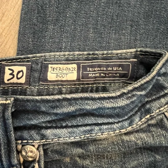 Miss Me jeans size 30 Jess3669B2R Boot cut - Picture 3 of 6
